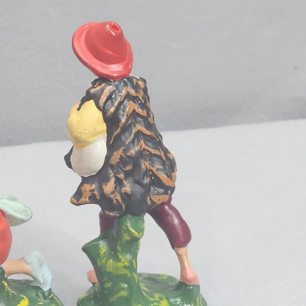 Vintage Nativity Scene Figurines‎ Shepherd Men Set of 3
